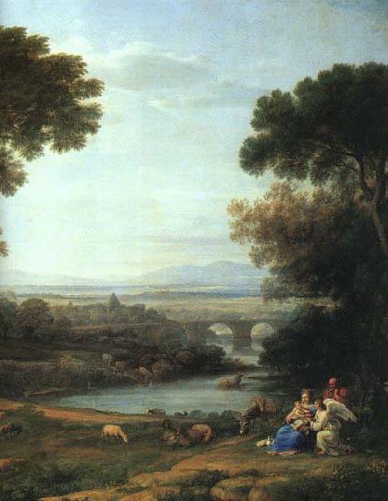 Claude Lorrain Landscape with the Rest on the Flight into Egypt oil painting image